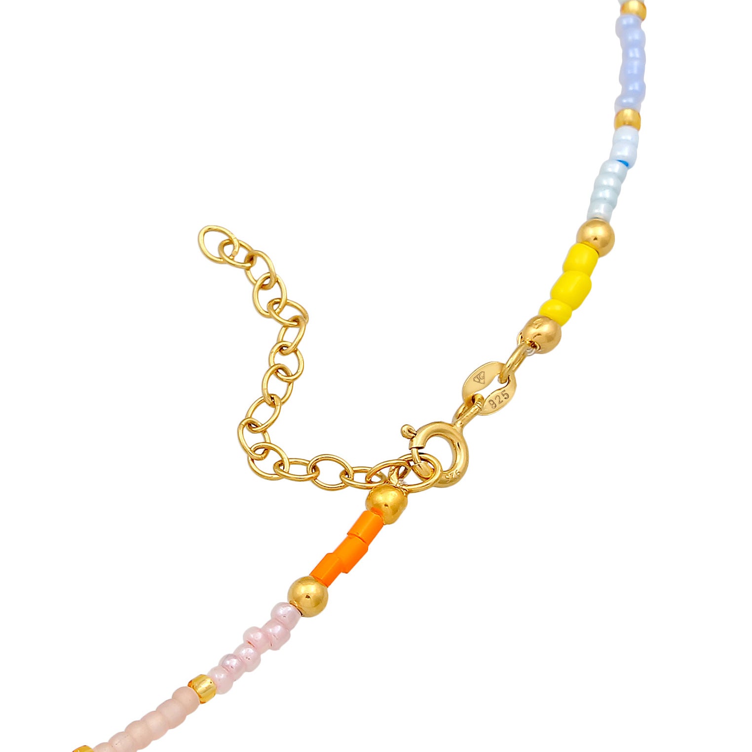 Gold - Elli | Choker Beads | Süßwasserzuchtperle | 925er Sterling Silber Vergoldet
