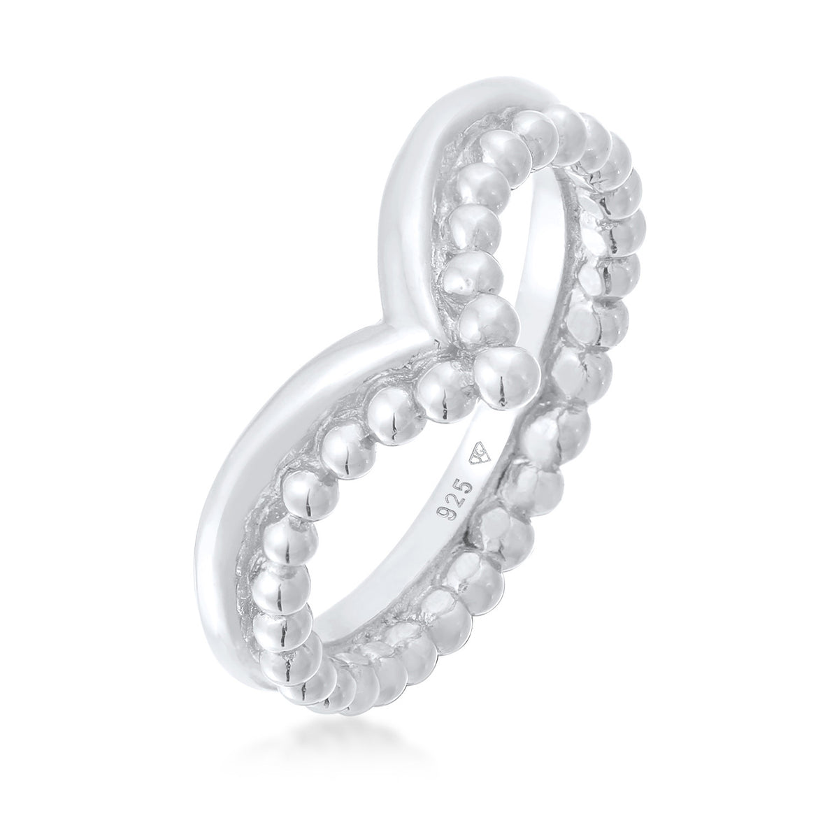 Silber - Elli | Stapelring Kugeln | 925er Sterling Silber