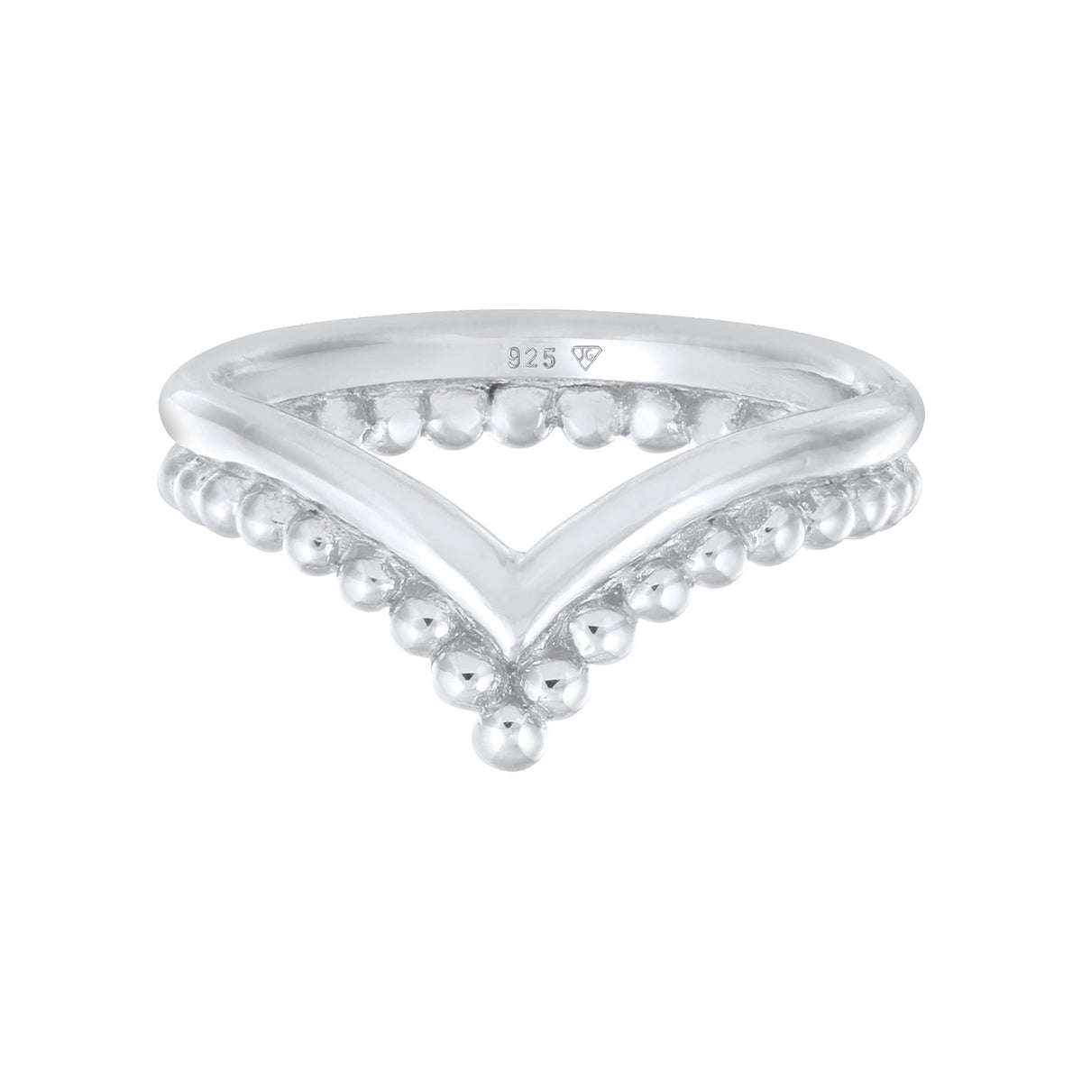 Silber - Elli | Stapelring Kugeln | 925er Sterling Silber