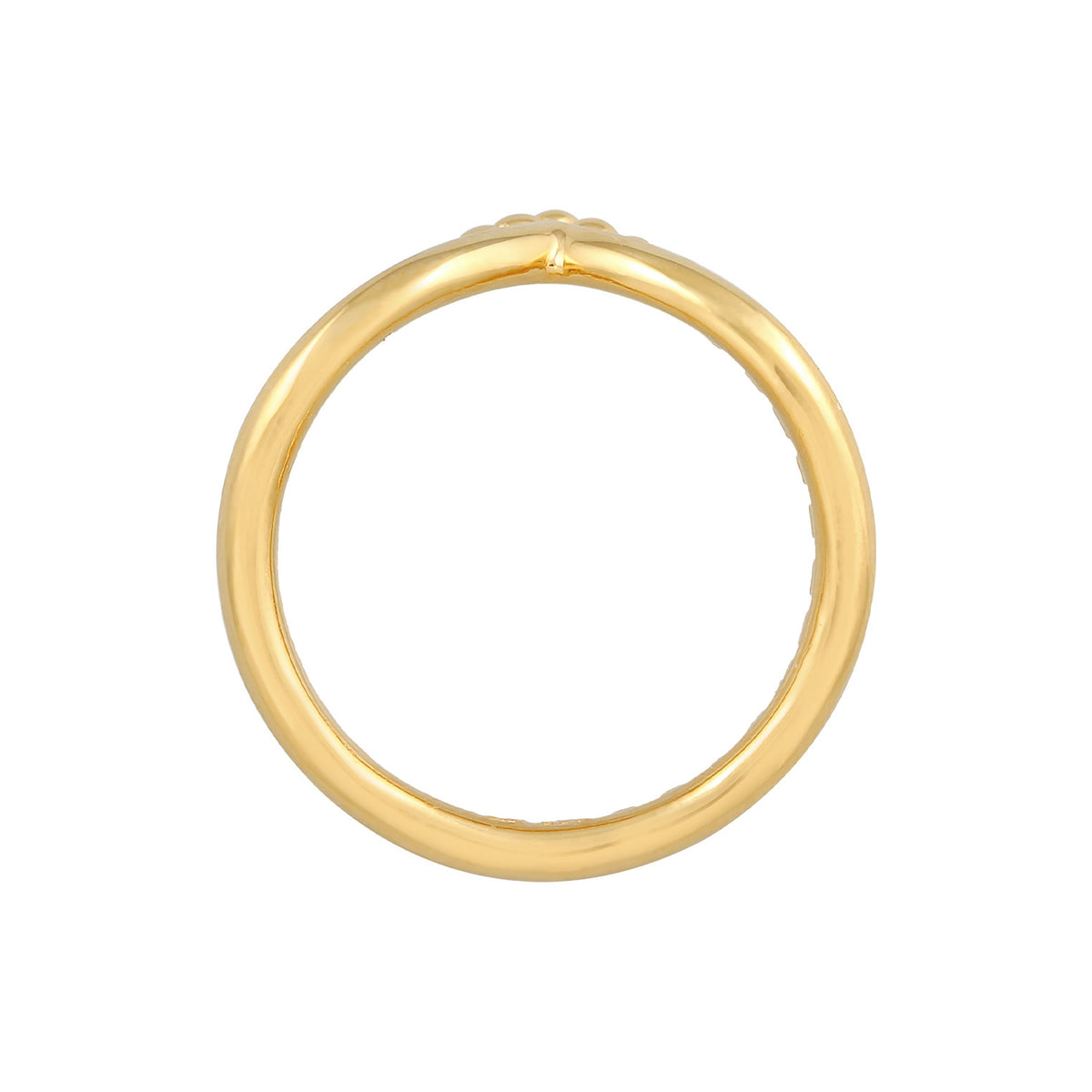 Gold - Elli | Stapelring Kugeln | 925er Sterling Silber