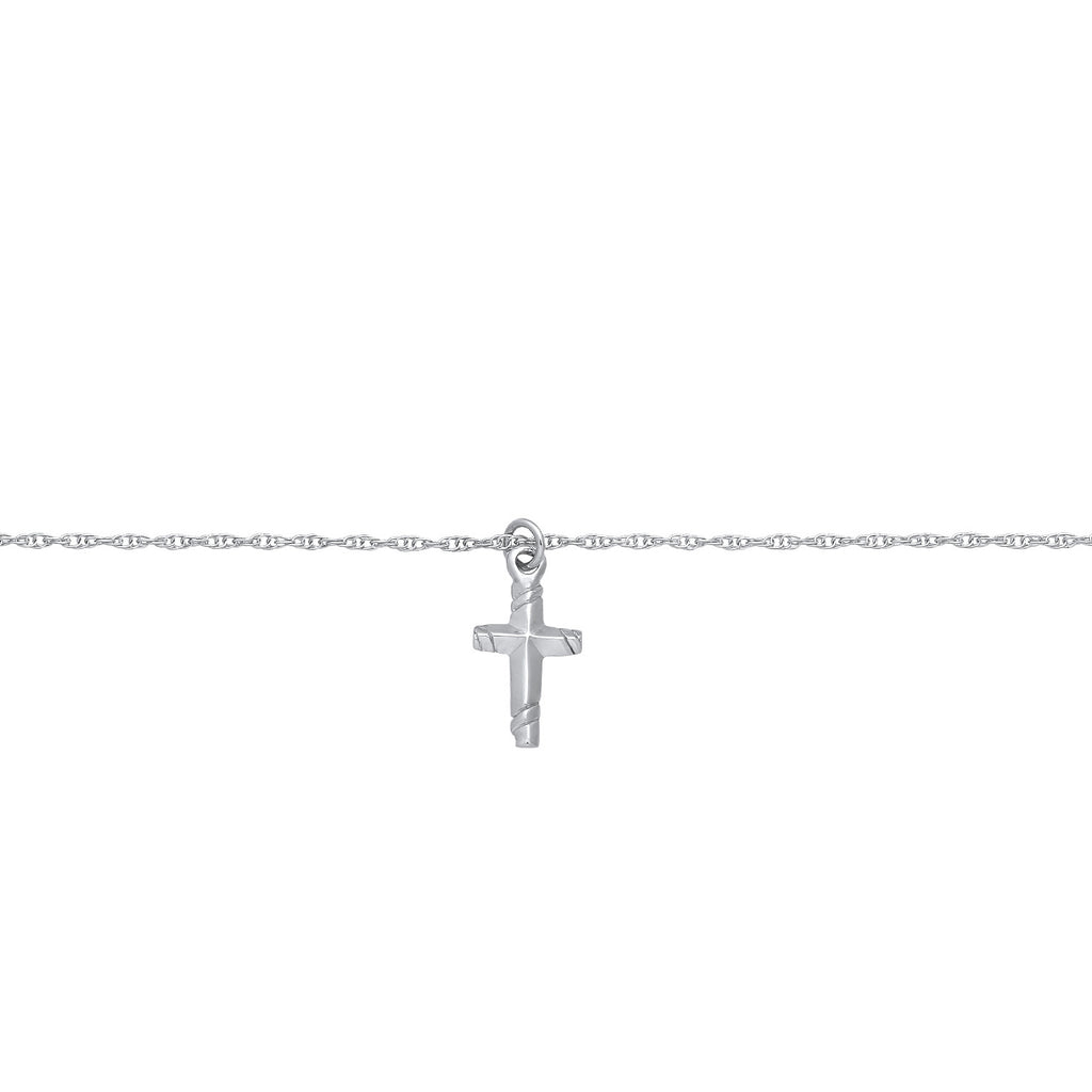 Silber - Elli | Choker Kreuz | 925er Sterling Silber