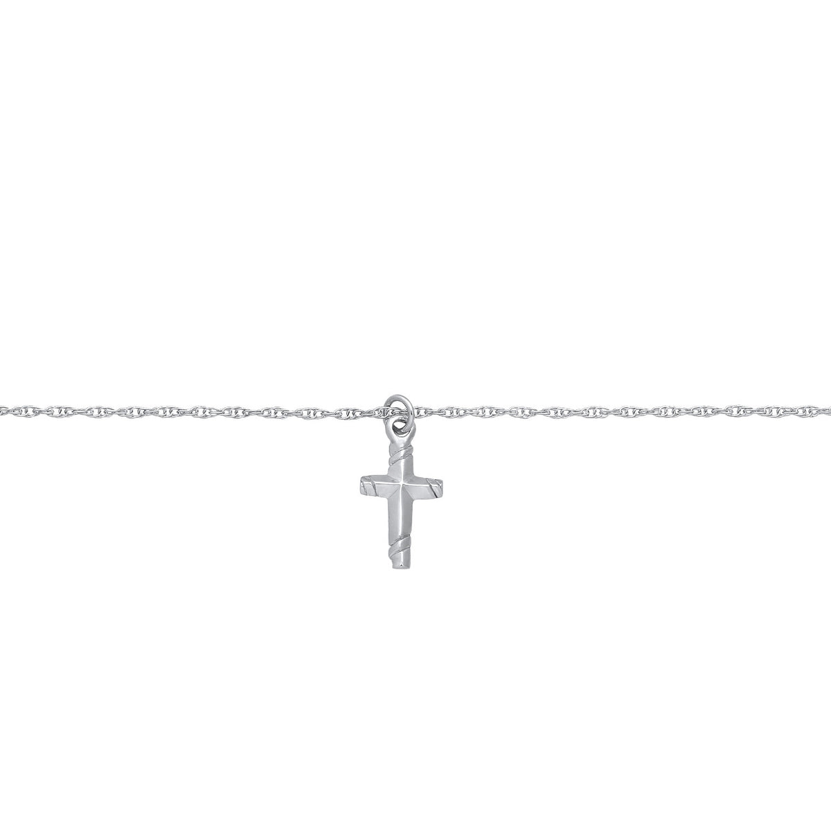 Silber - Elli | Choker Kreuz | 925er Sterling Silber