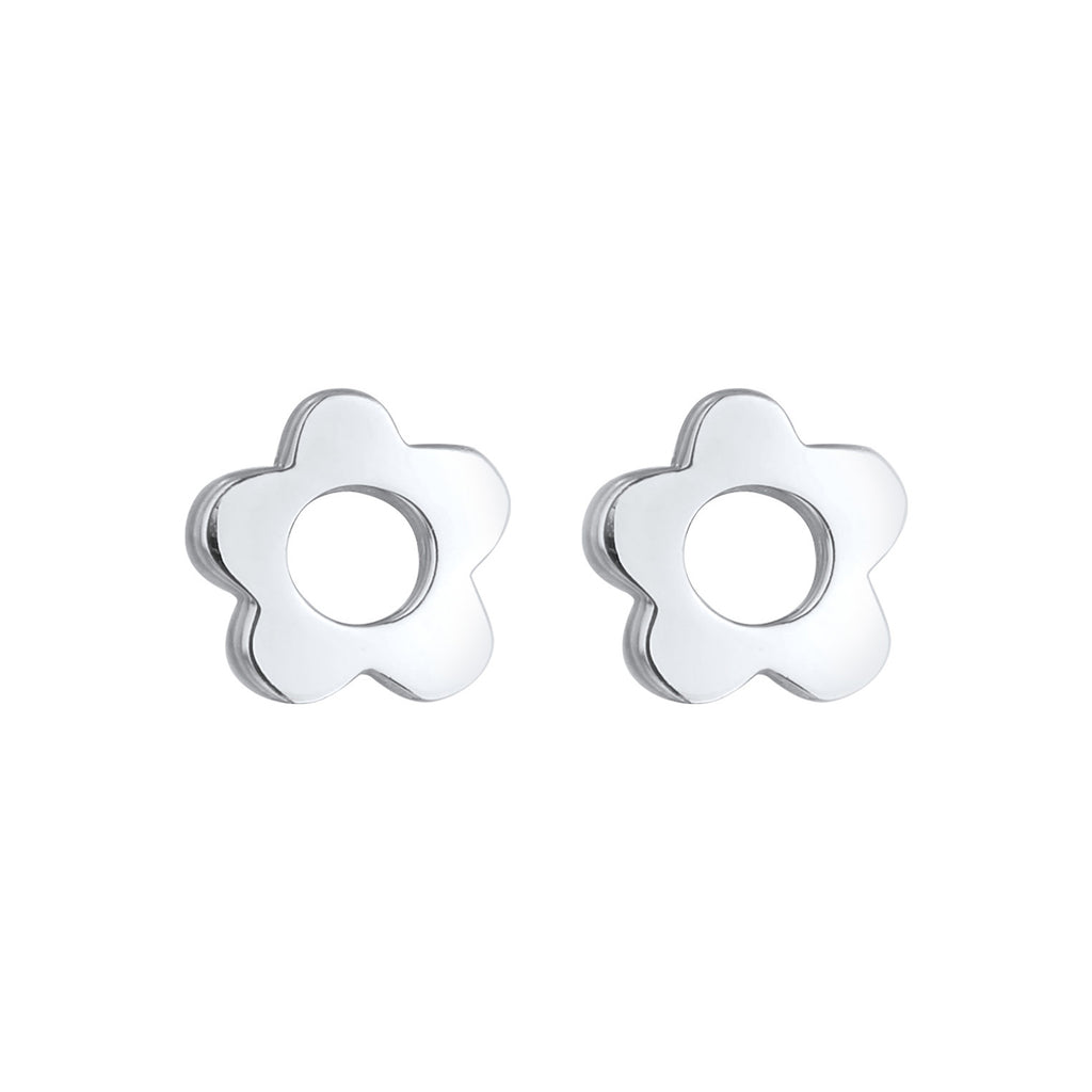 Silber - Elli | Ohrstecker Blume | 925er Sterling Silber