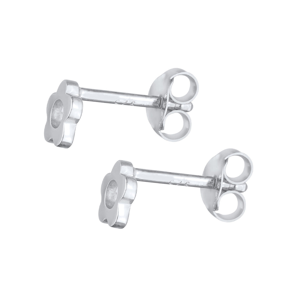 Silber - Elli | Ohrstecker Blume | 925er Sterling Silber