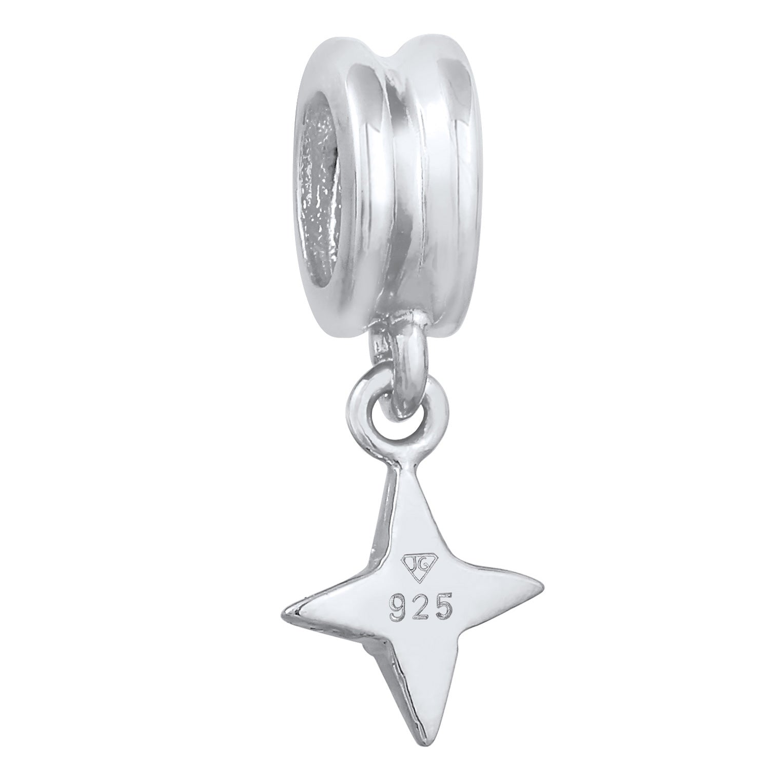 Silber - Nenalina | Anhänger Stern | Mit Kristallen von Swarovski® (Weiß) | 925er Sterling Silber