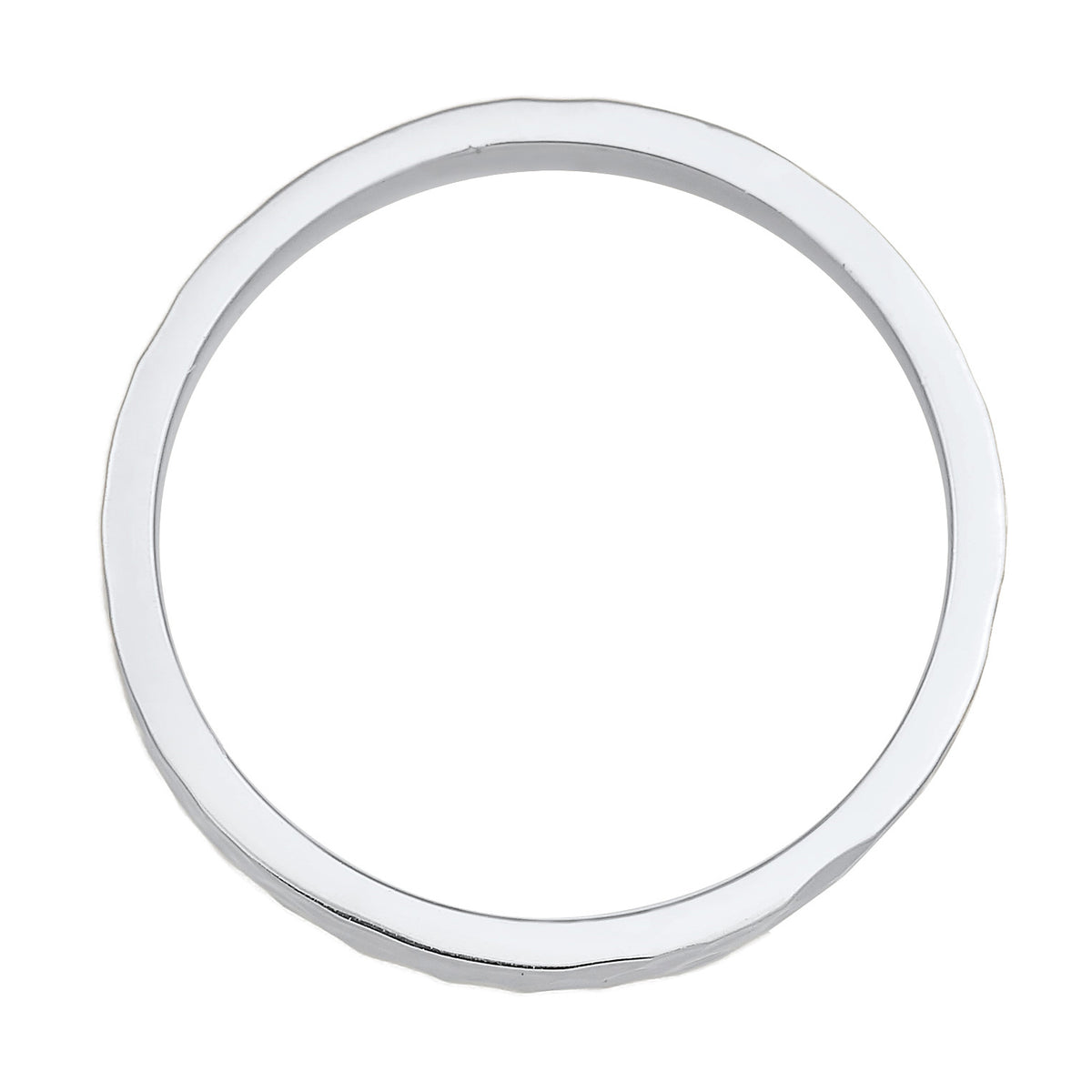 Silber - Elli | Pinky Ring Gehämmert | 925er Sterling Silber