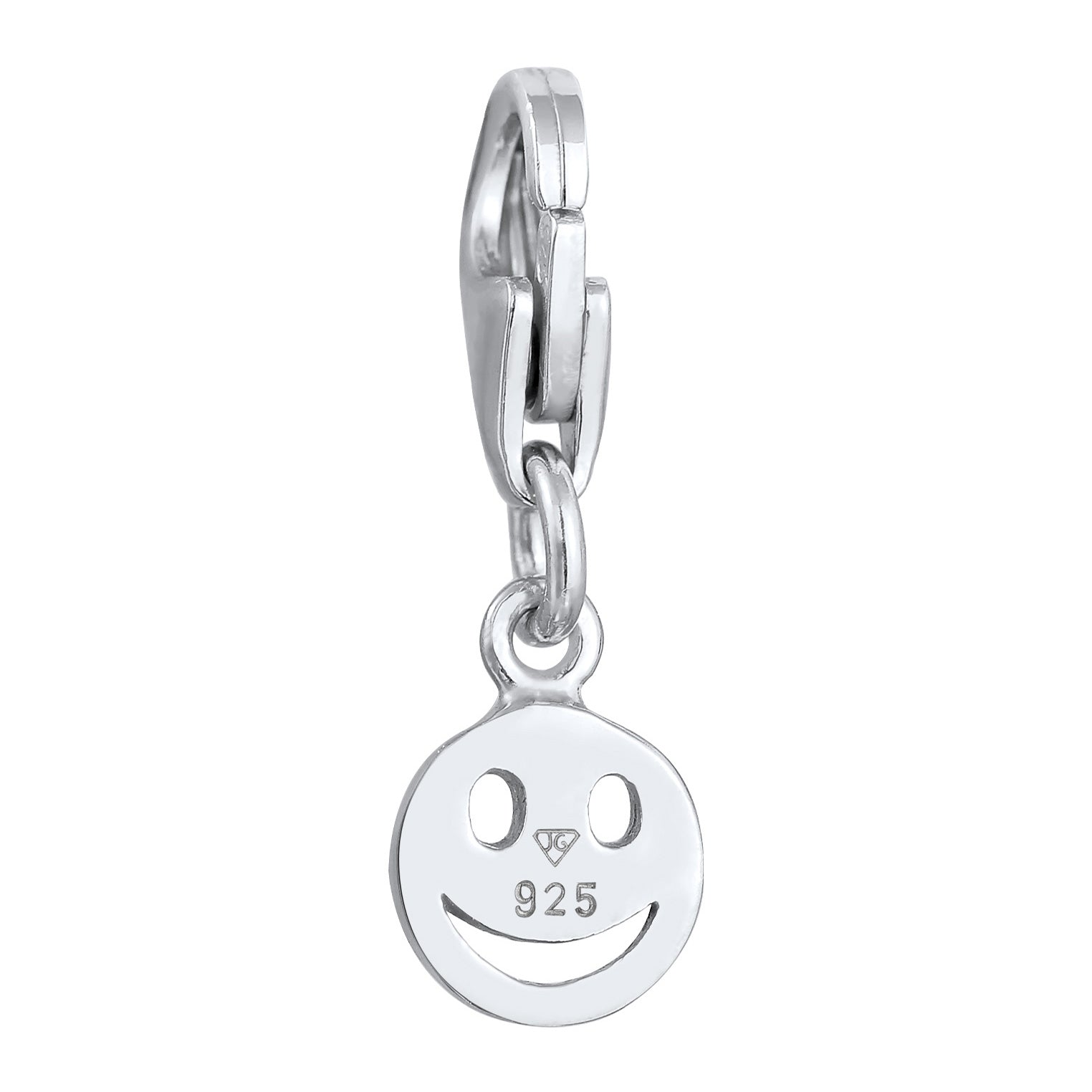 Silber - Nenalina | Charm mit Smiling Face | 925er Sterling Silber