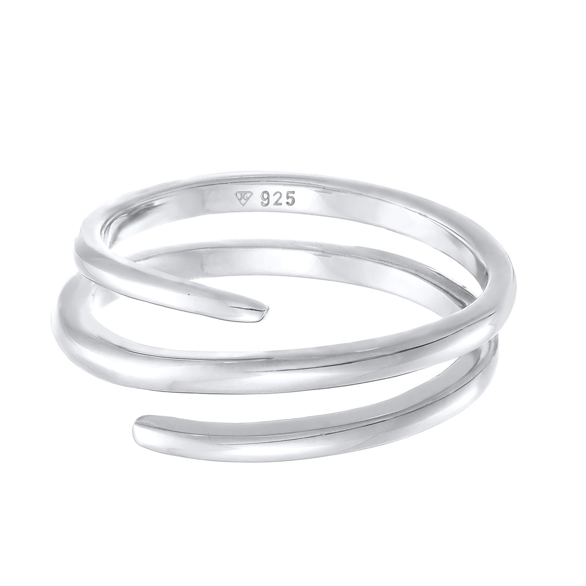 Silber - Elli | Wickelring Filigran | 925er Sterling Silber