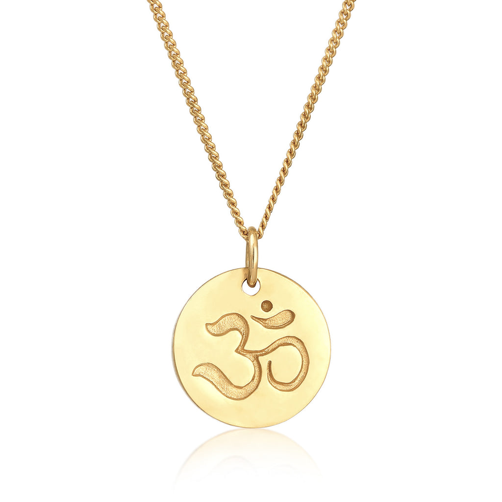 Gold - Elli | Halskette Kraftsymbol | 925er Sterling Silber