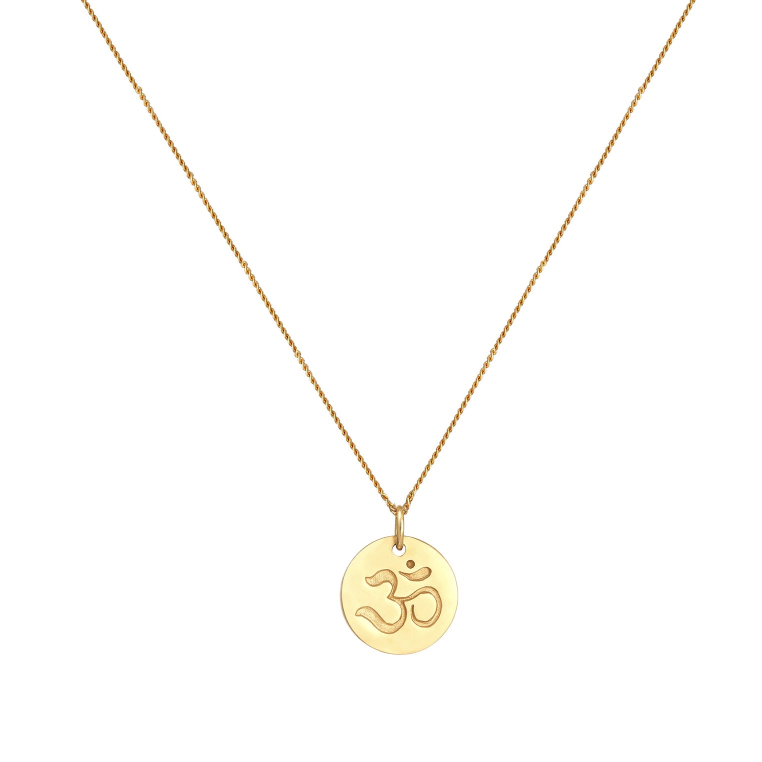 Gold - Elli | Halskette Kraftsymbol | 925er Sterling Silber