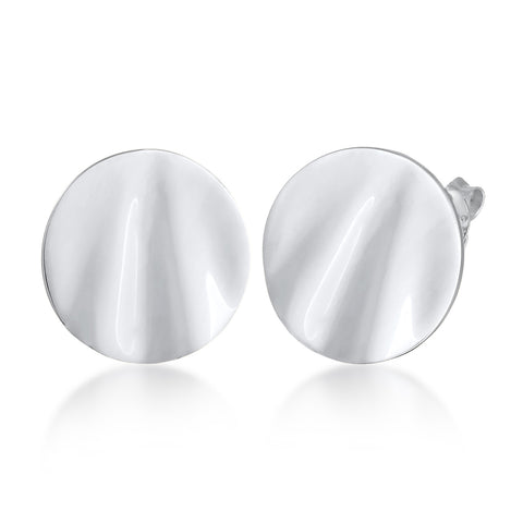Silber - Elli | Ohrstecker Rund | 925er Sterling Silber