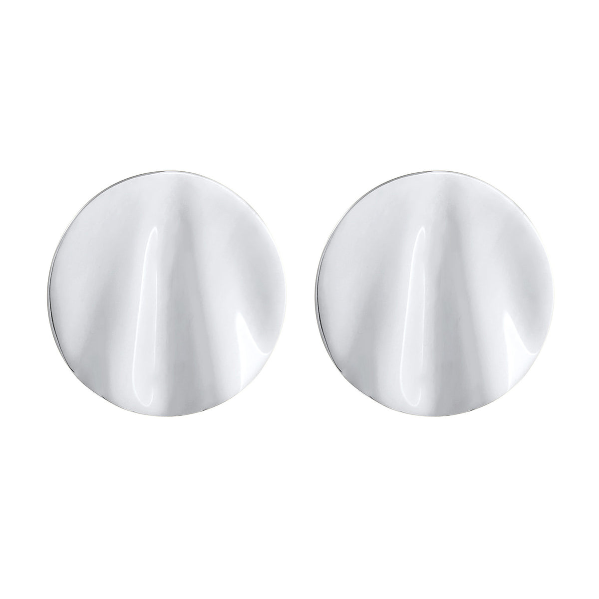 Silber - Elli | Ohrstecker Rund | 925er Sterling Silber