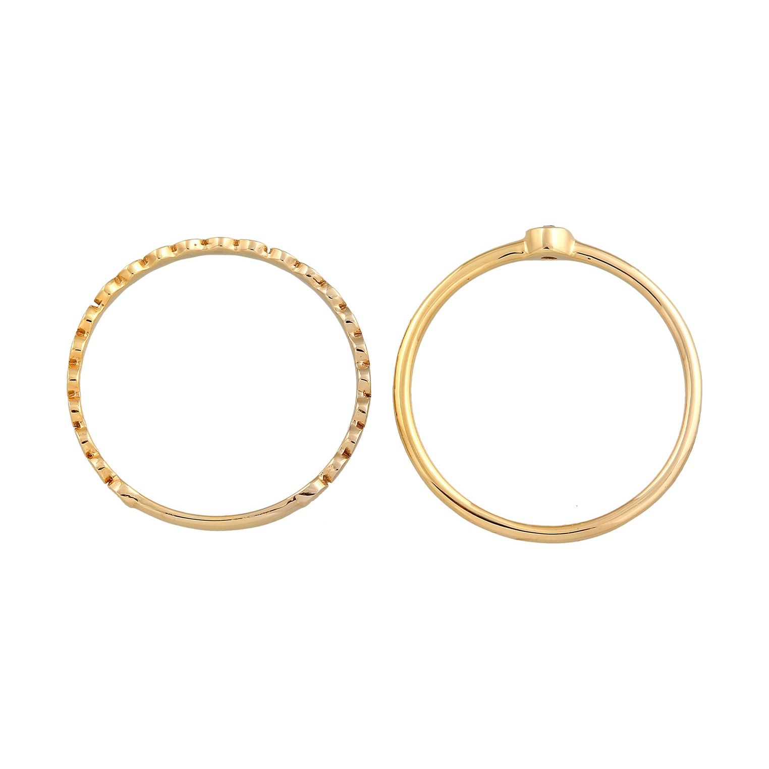 Elli Diamonds Collana Donna Oro Giallo 585 Con Cerchio Geo Solitario E Diamante 0,03 Ct - Gioiello Di Classe