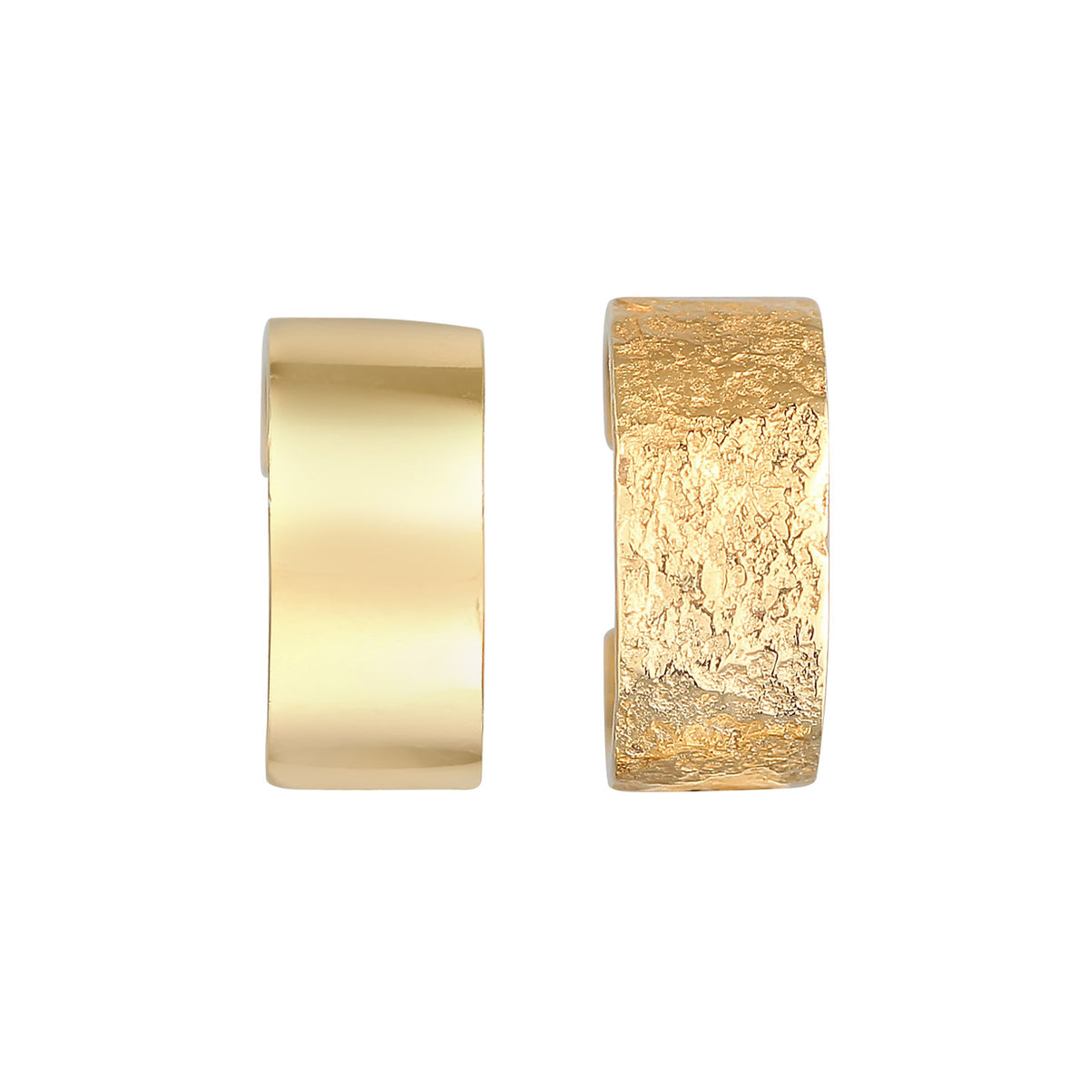 Gold - Elli | Earcuff Duo Basic | 925er Sterling Silber