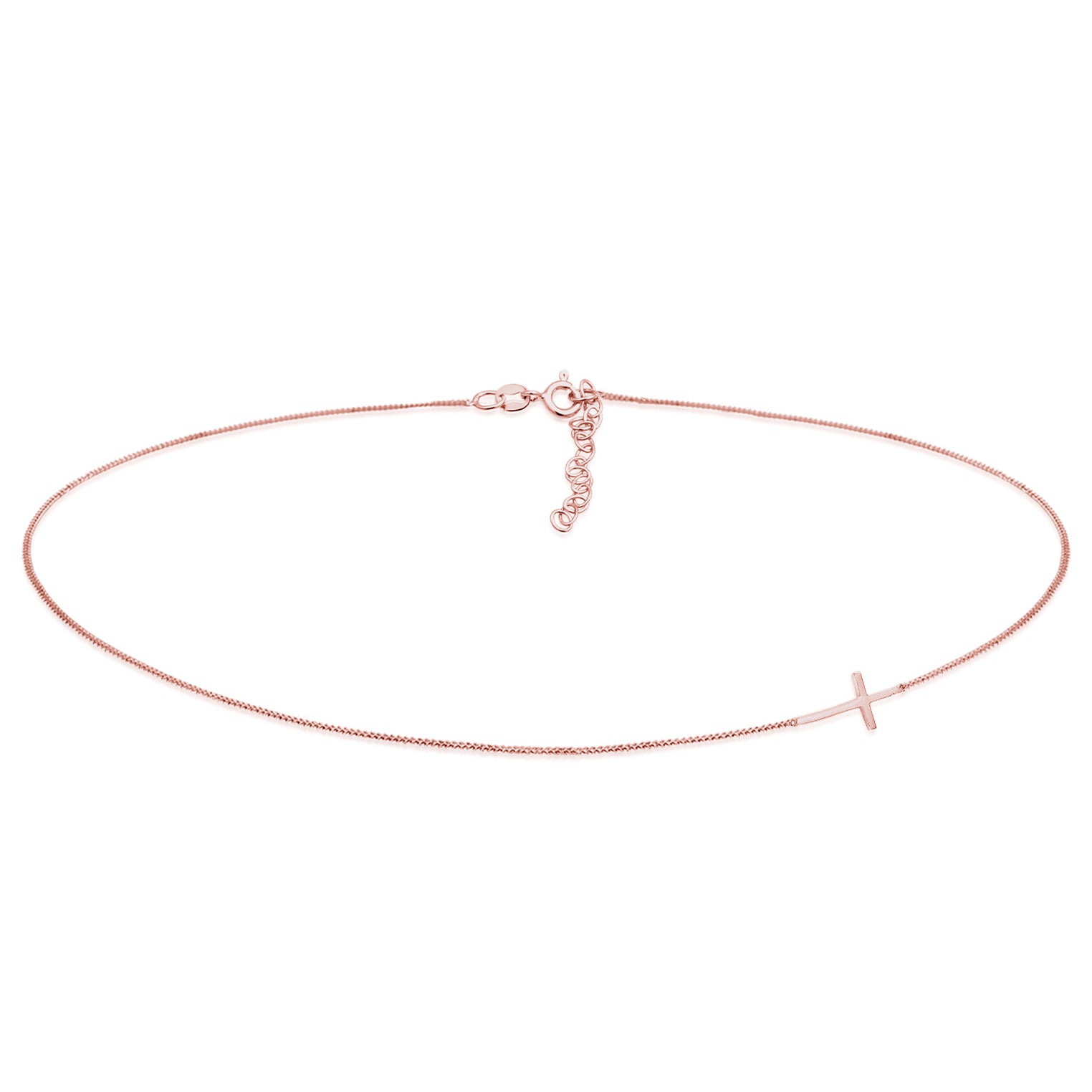 Hoop on sale choker necklace