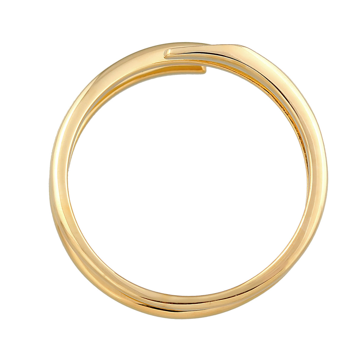Gold - Elli PREMIUM | Wickelring Filigran | 375er Gelbgold