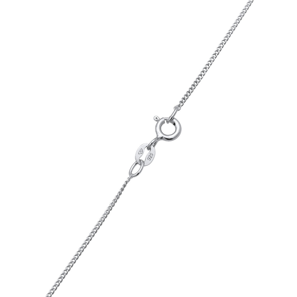 Silber - Elli | Choker Kreuz | Mit Kristallen von Swarovski® (Weiß) | 925er Sterling Silber