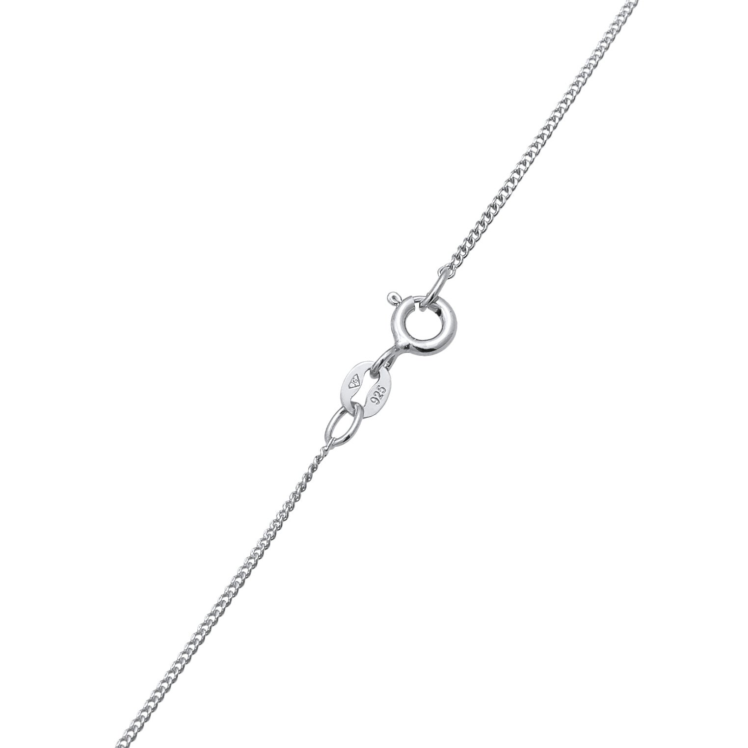 Silber - Elli | Choker Kreuz | Mit Kristallen von Swarovski® (Weiß) | 925er Sterling Silber