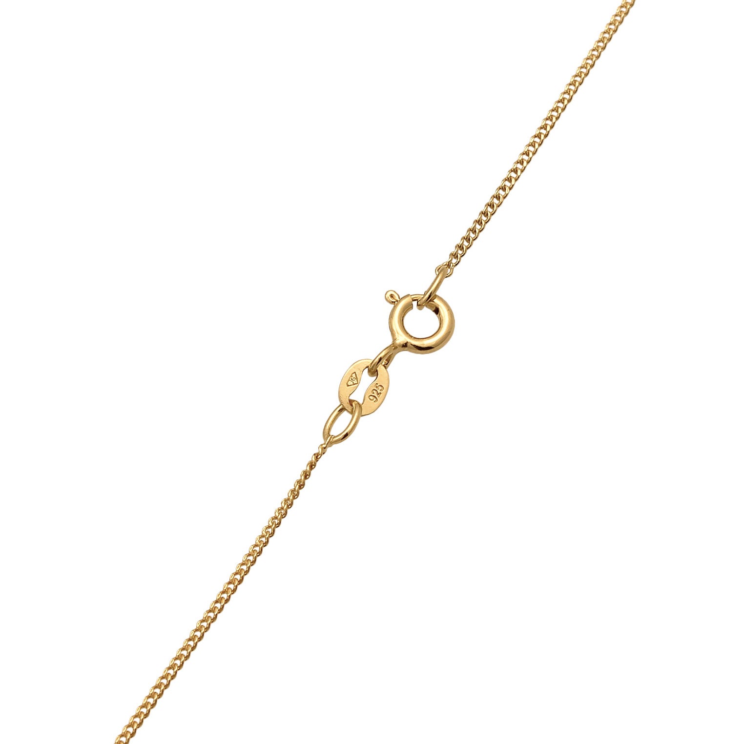 Gold - Elli | Choker Kreuz | Mit Kristallen von Swarovski® (Weiß) | 925er Sterling Silber Vergoldet