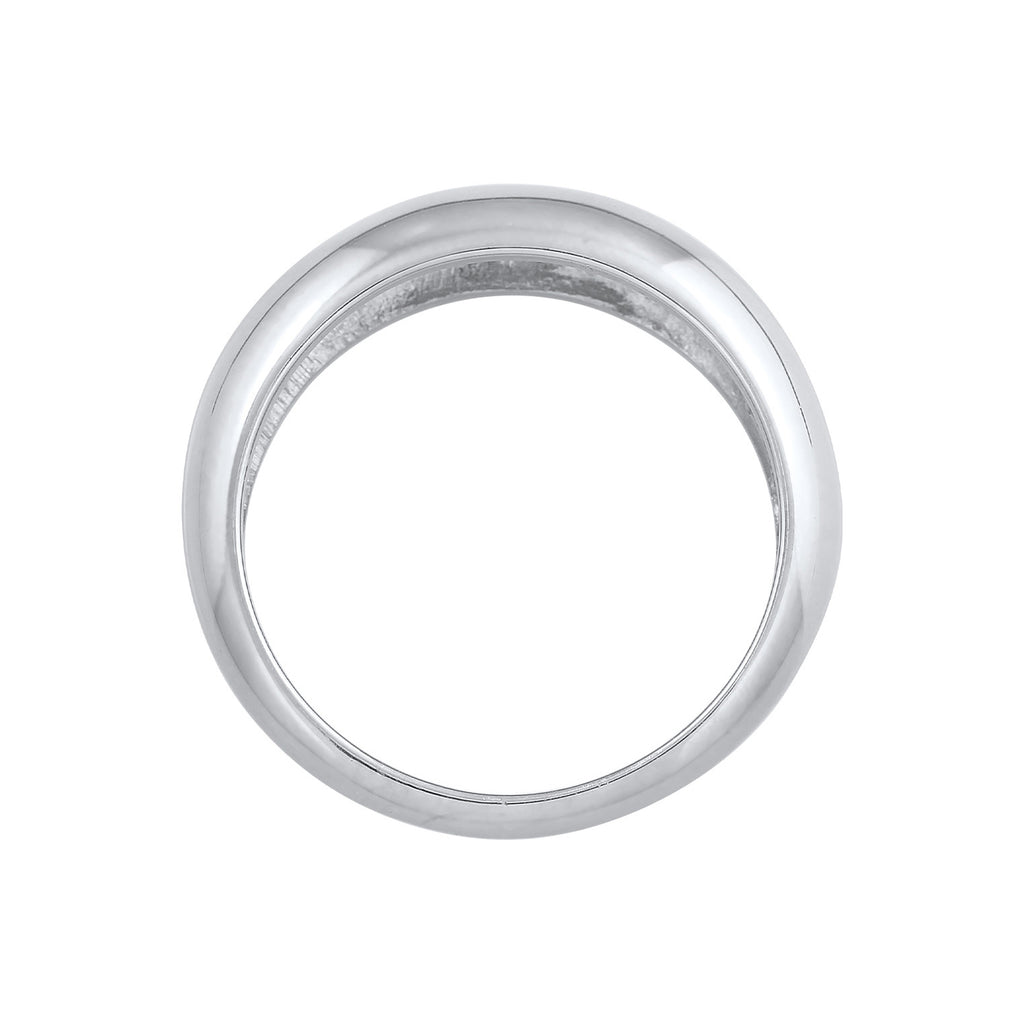 Silber - Elli | Bandring | 925er Sterling Silber vergoldet