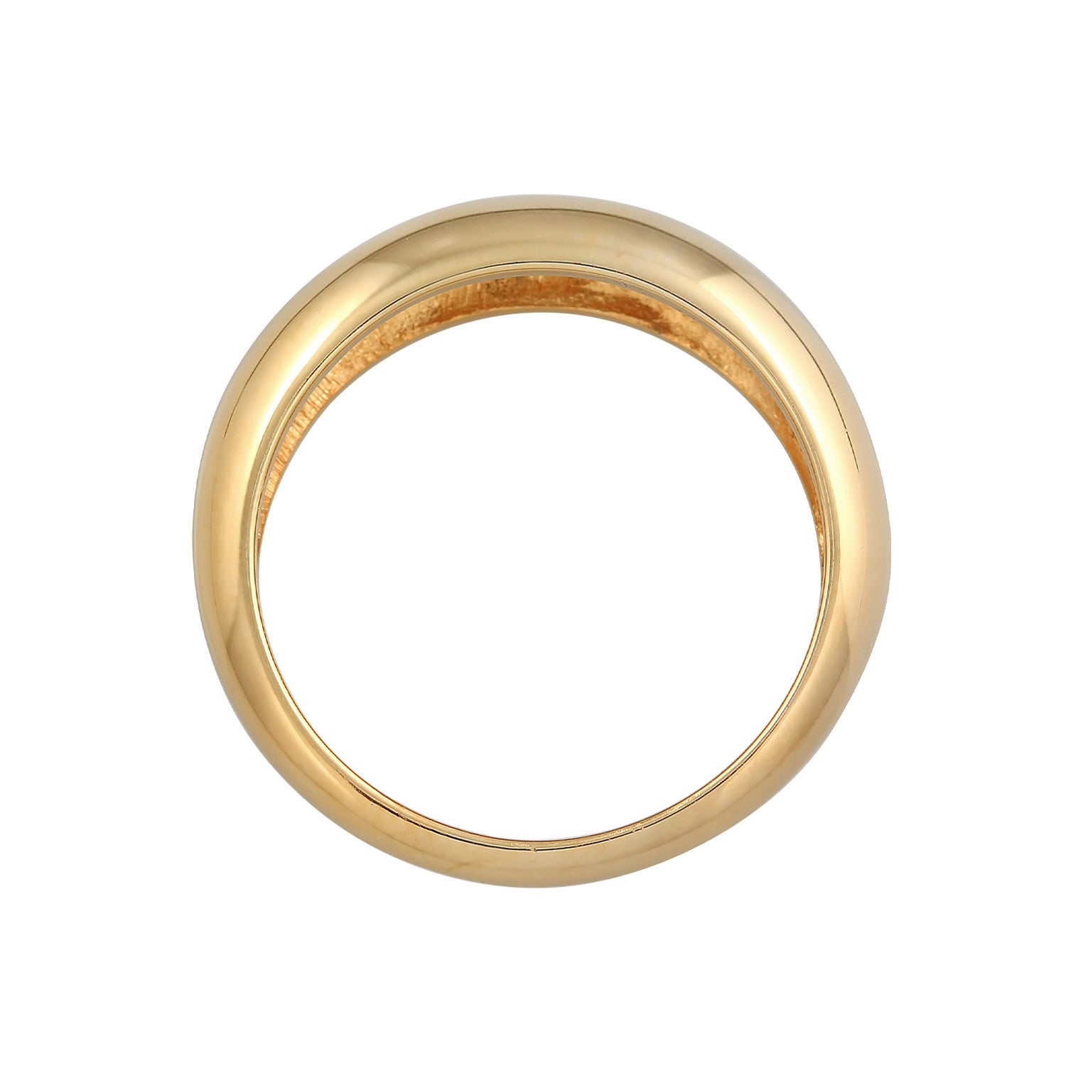 Gold - Elli | Bandring | 925er Sterling Silber vergoldet