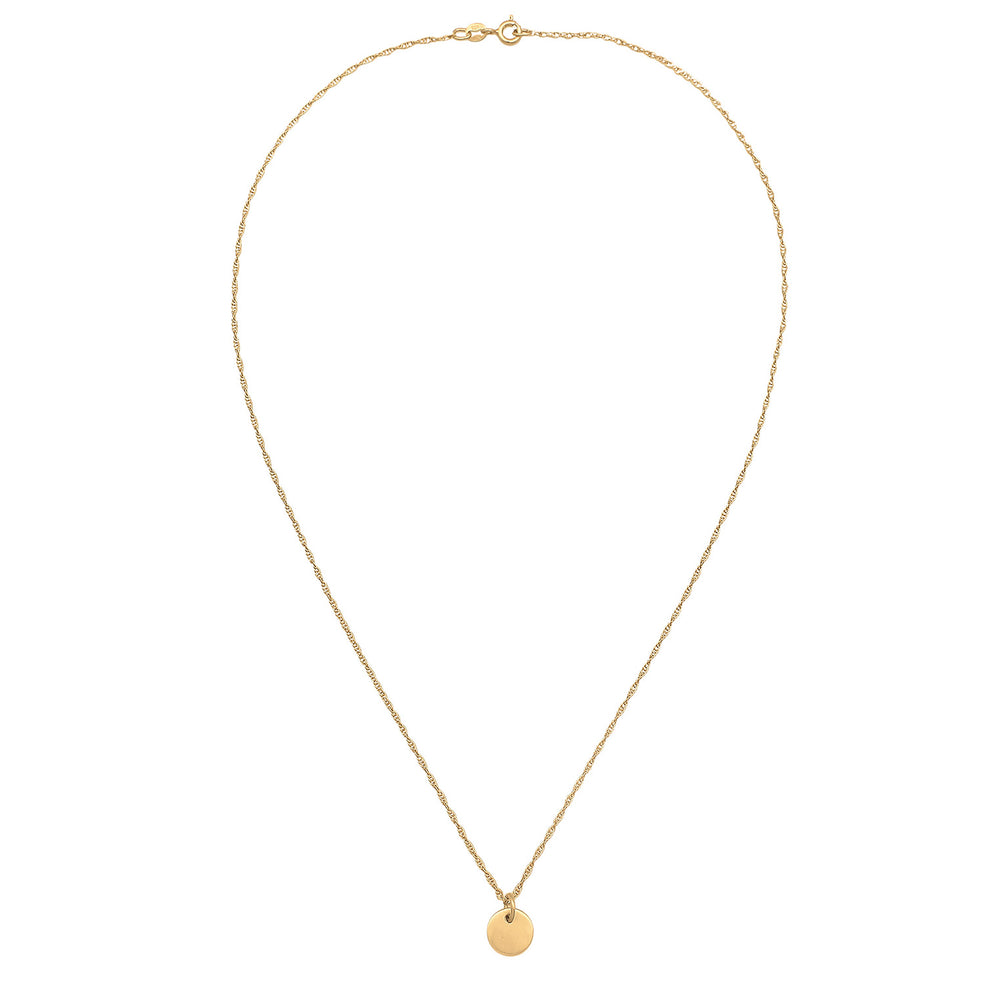 Link Necklace Platelets Coin