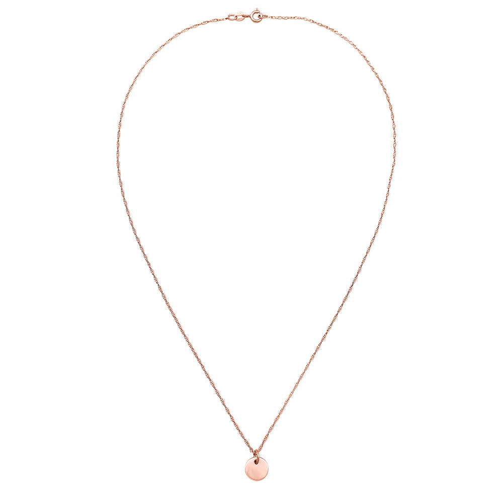 Link Necklace Platelets Coin