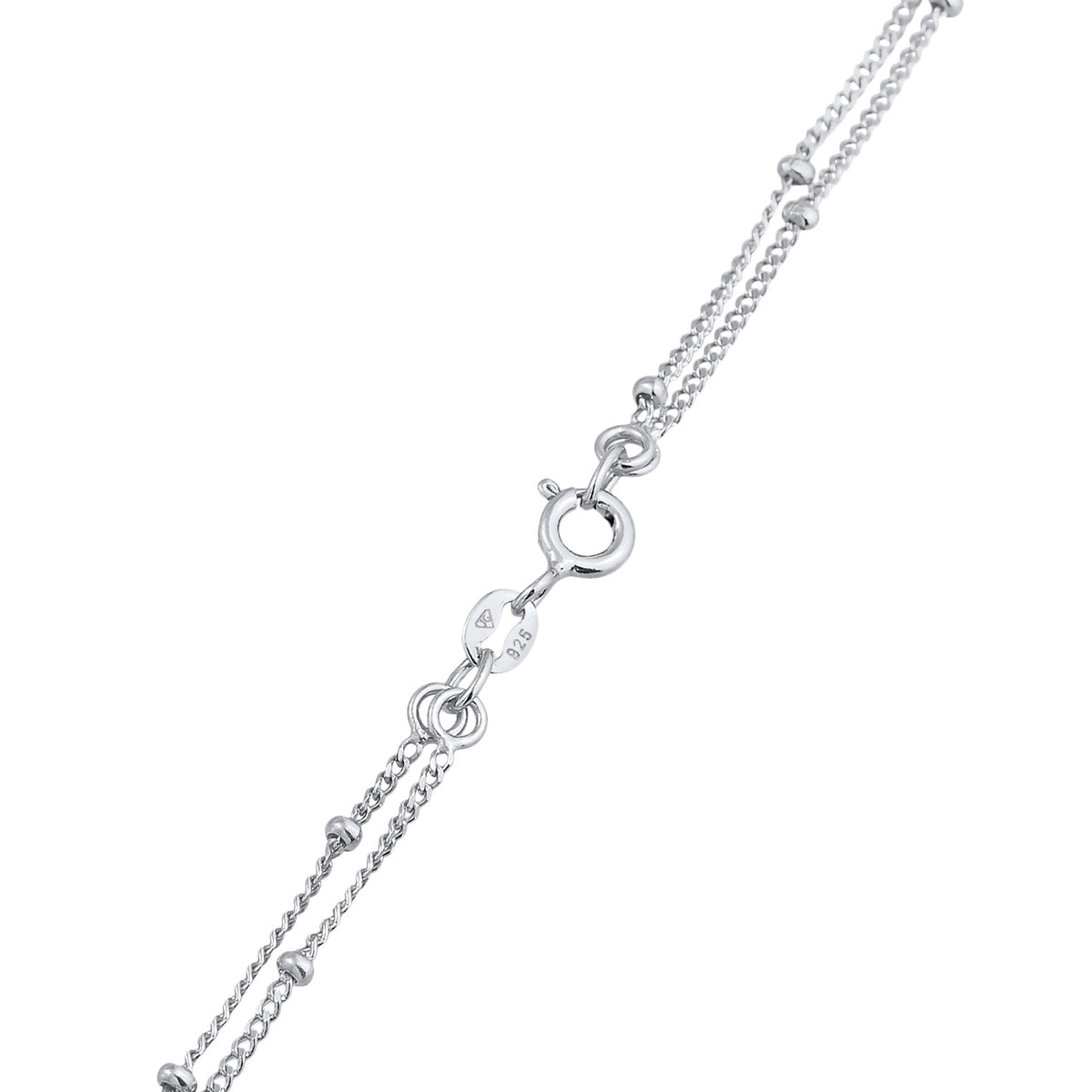 Silber - Elli | Layer-Kugelkette | 925er Sterling Silber