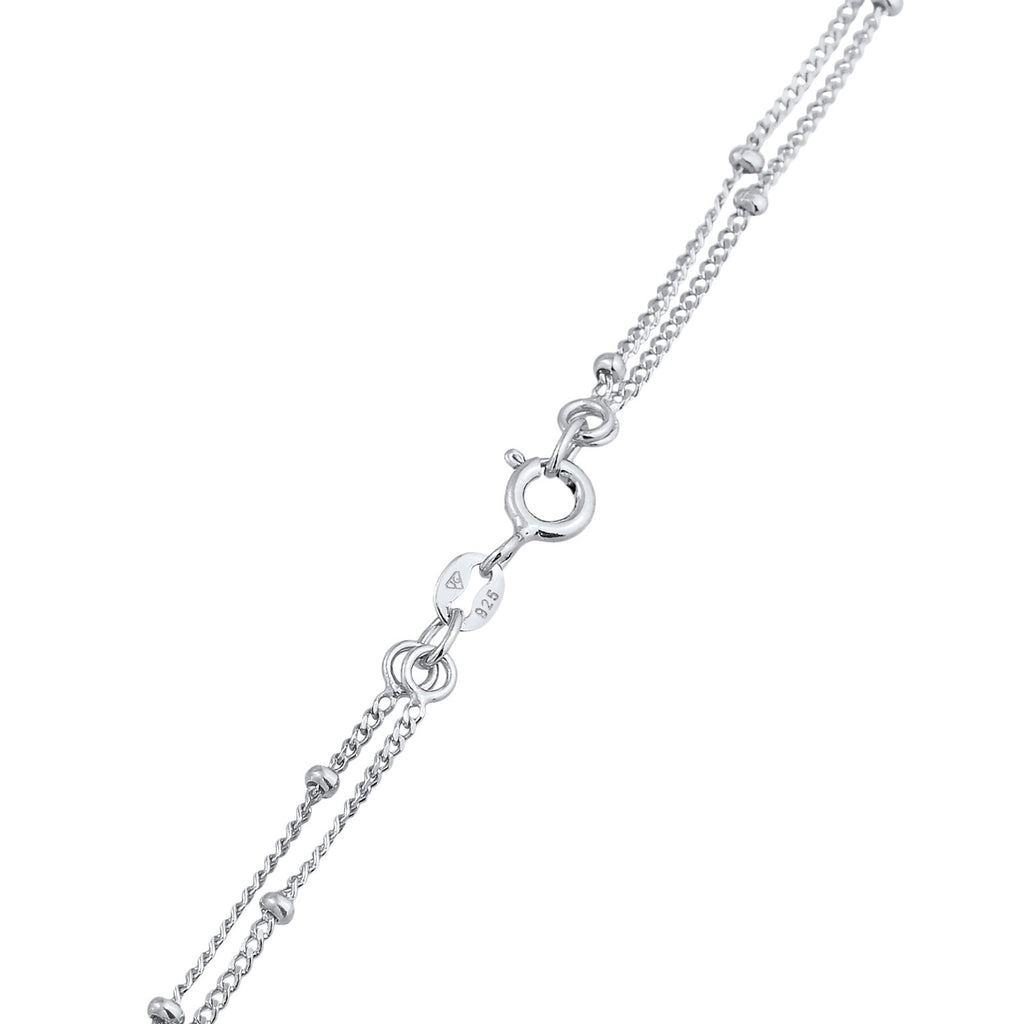 Silber - Elli | Layer-Kugelkette | 925er Sterling Silber