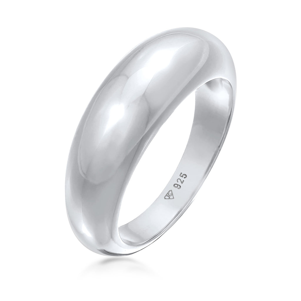 Silber - Elli PREMIUM | Bandring Chunky | 925er Sterling Silber