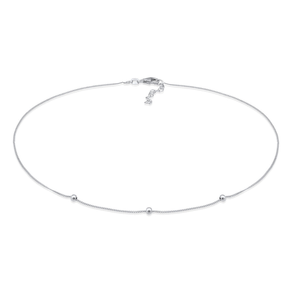 Silber - Elli | Choker Silberkugeln | 925er Sterling Silber