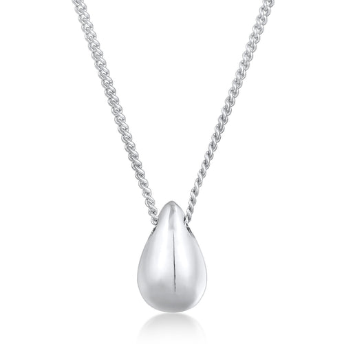Silber - Elli | Halskette Tropfen | 925er Sterling Silber