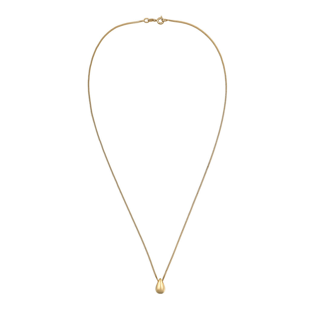 Gold - Elli | Halskette Tropfen | 925er Sterling Silber