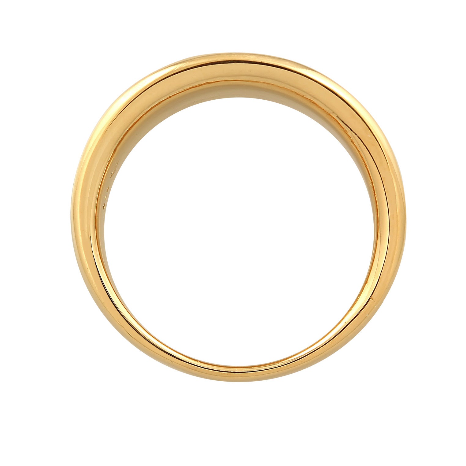 Gold - Elli | Bandring Oval | 925er Sterling Silber