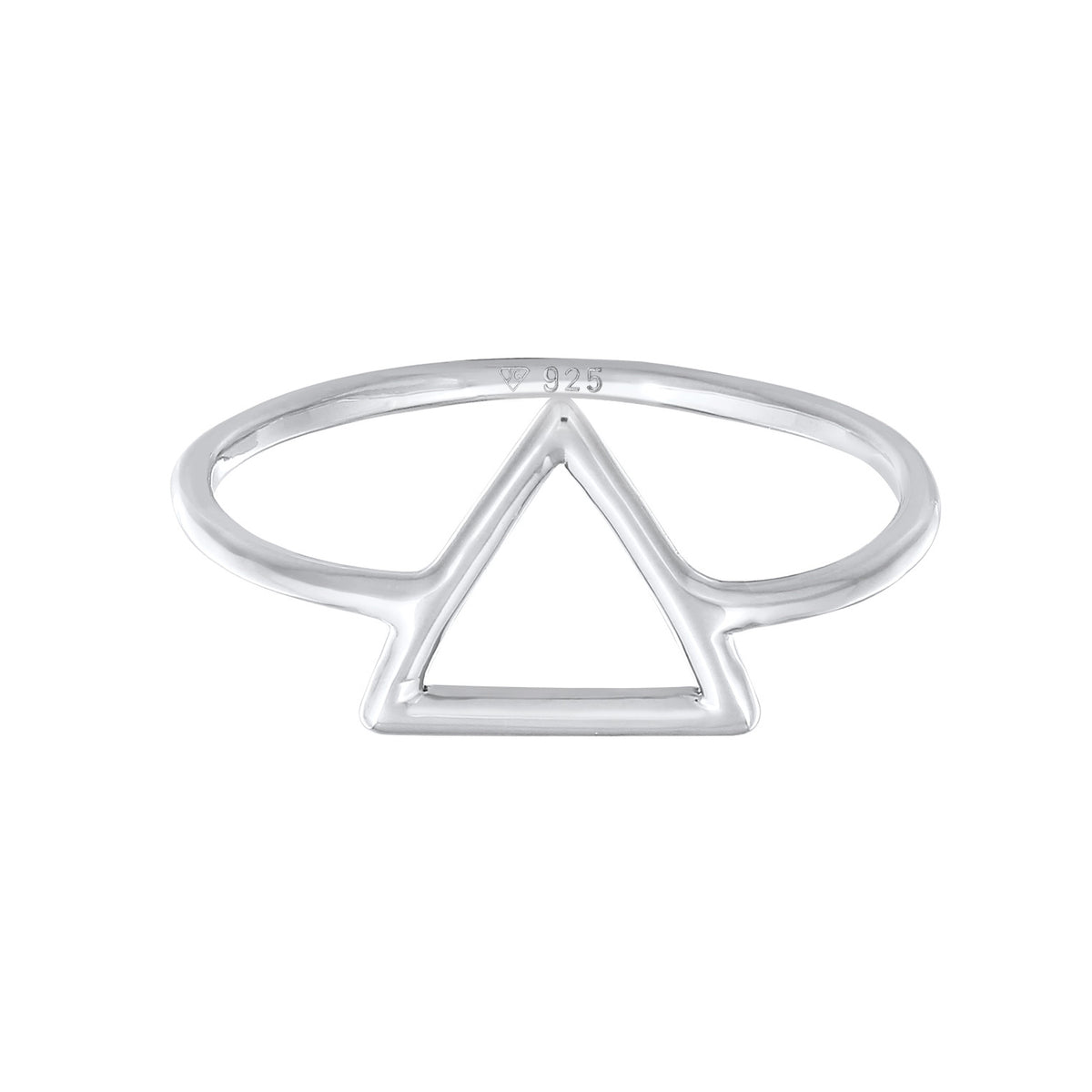 Silber - Elli | Ring Dreieck | 925er Sterling Silber