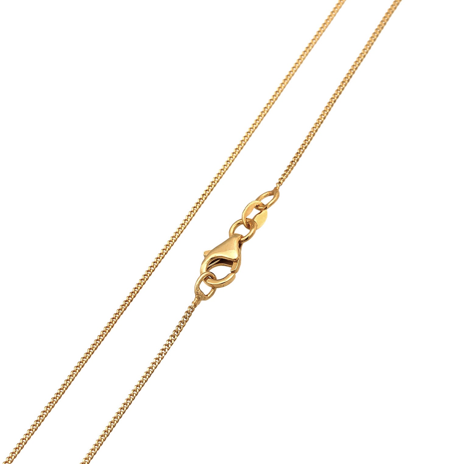 Gold - Elli | Halskette Feder Boho | 925er Sterling Silber