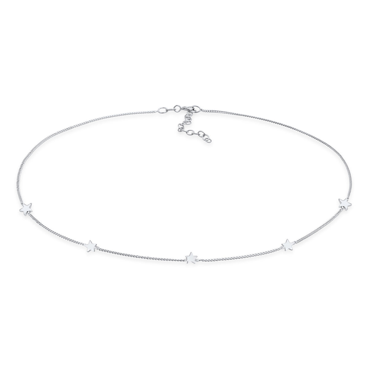 Silber - Elli | Choker Stern Astro | 925er Sterling Silber