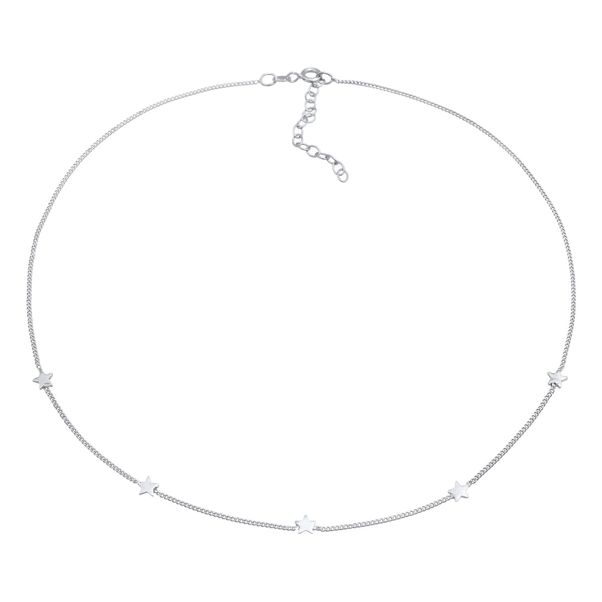 Silber - Elli | Choker Stern Astro | 925er Sterling Silber