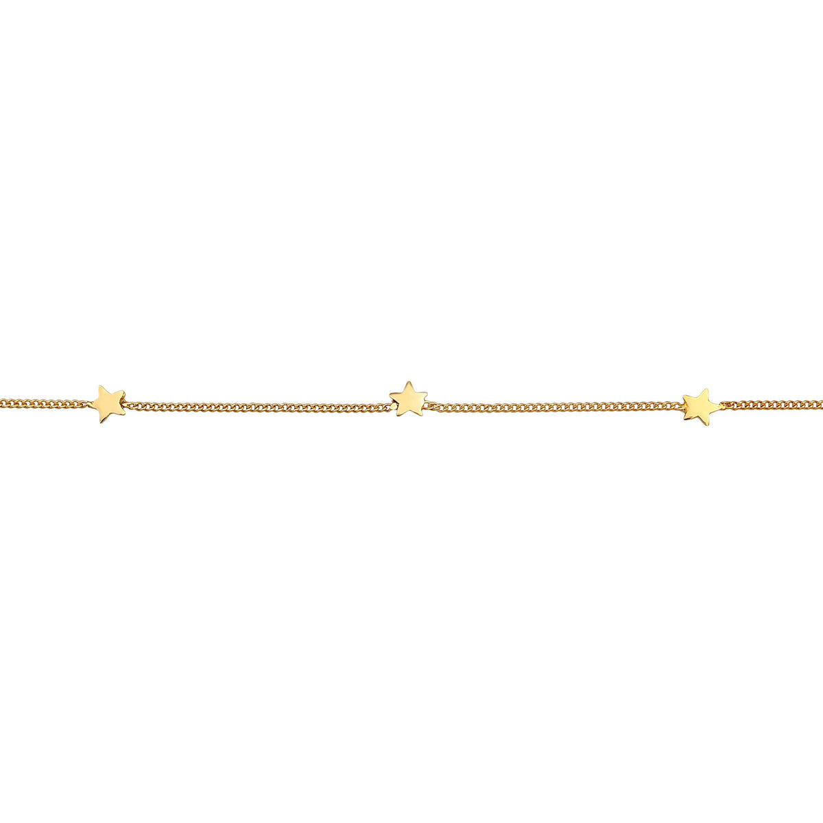 Gold - Elli | Choker Stern Astro | 925er Sterling Silber