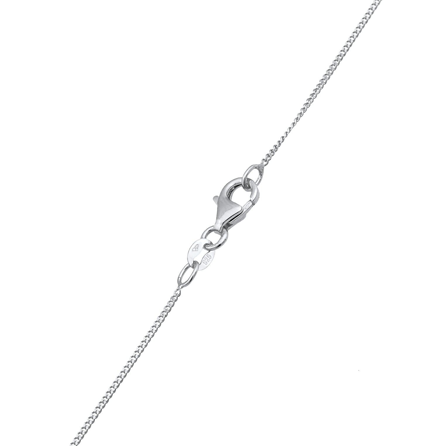 Silber - Elli | Halskette | Mondstein (Weiß) | 925 Sterling Silber