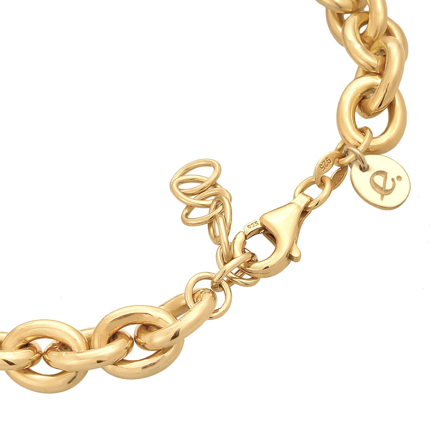 Gold - Elli PREMIUM | Armband Elegant | 925er Sterling Silber