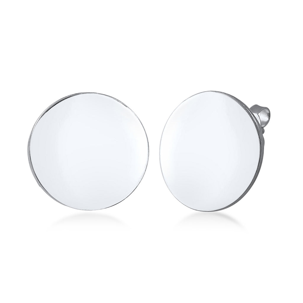 Silber - Elli | Ohrstecker Kreis | 925er Sterling Silber