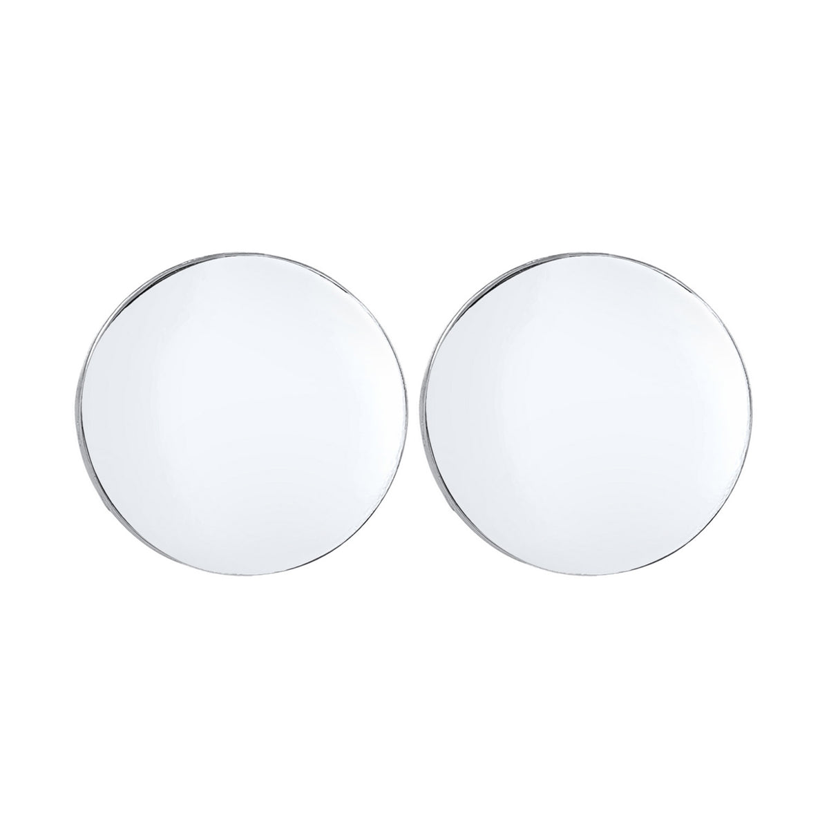 Silber - Elli | Ohrstecker Kreis | 925er Sterling Silber