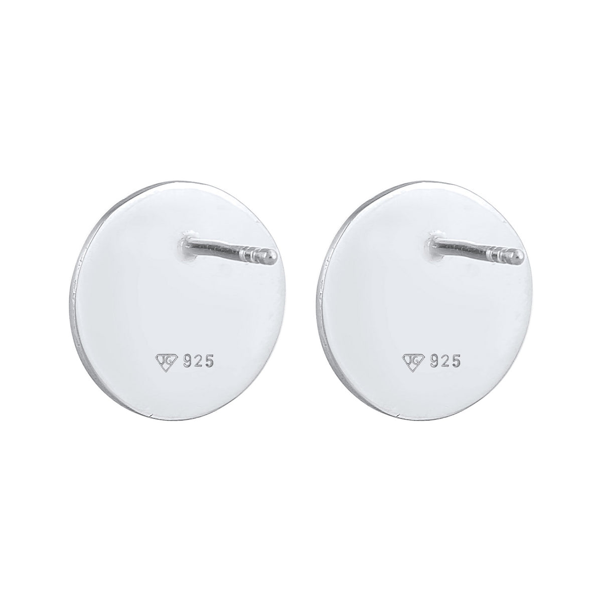 Silber - Elli | Ohrstecker Kreis | 925er Sterling Silber