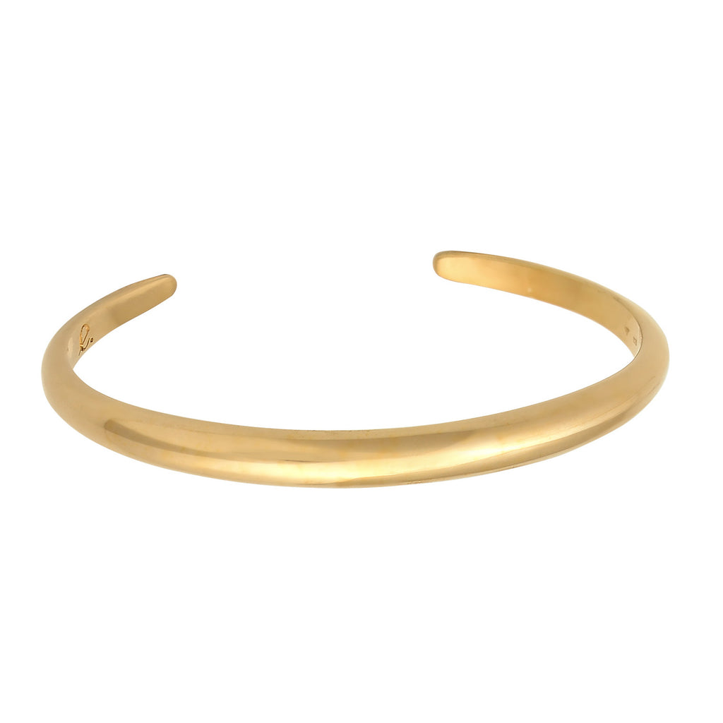 Gold - Elli PREMIUM | Armreif Offen | 925er Sterling Silber