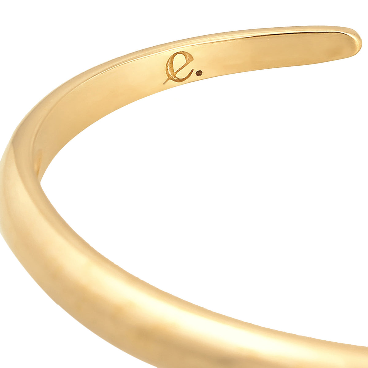 Gold - Elli PREMIUM | Armreif Offen | 925er Sterling Silber
