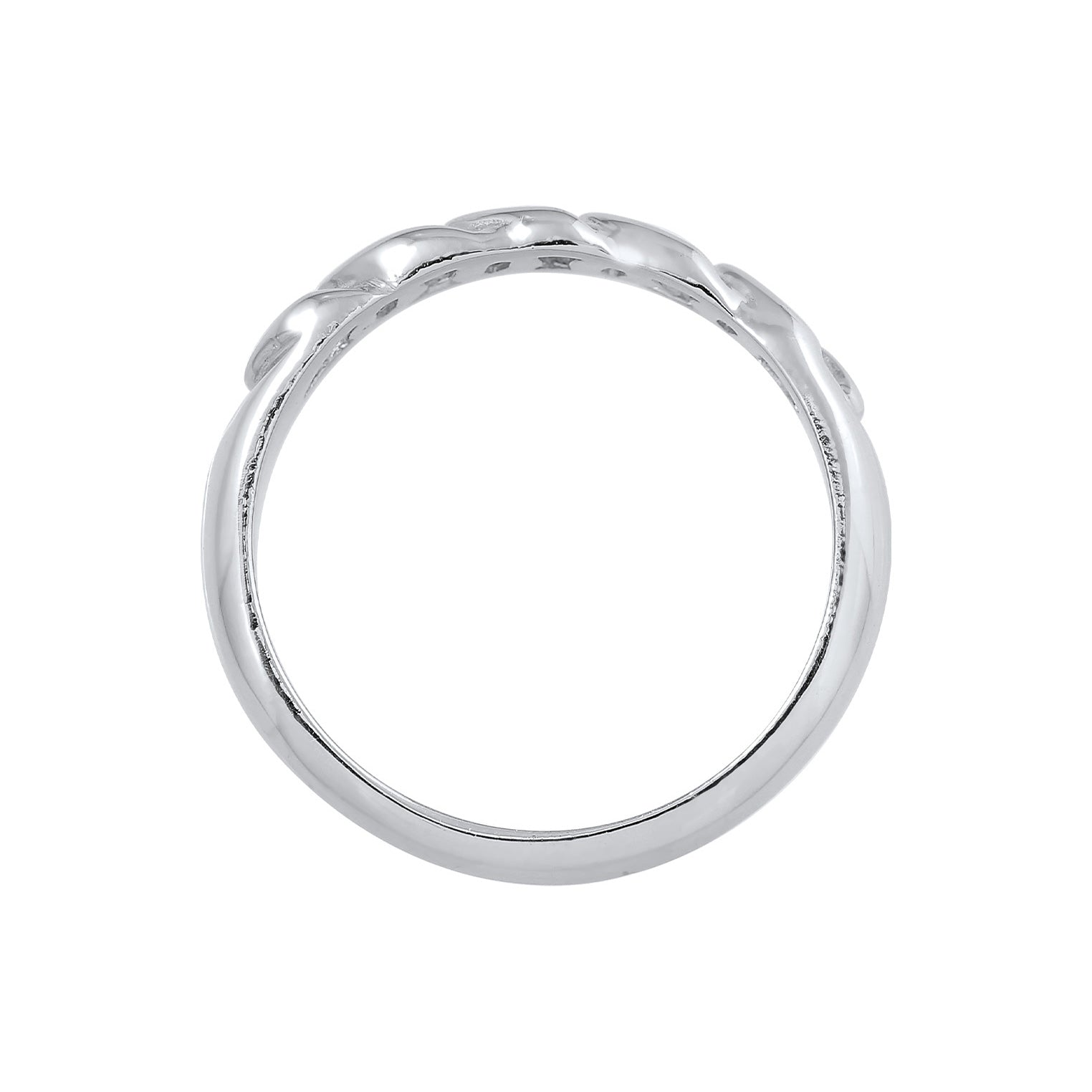 Silber - Elli | Bandring Knoten | 925er Sterling Silber