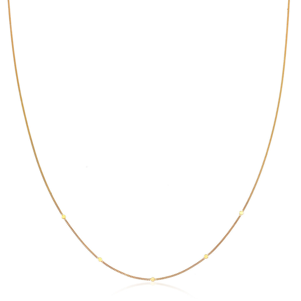 Gold - Elli PREMIUM | Halskette Boho | 375er Gelbgold
