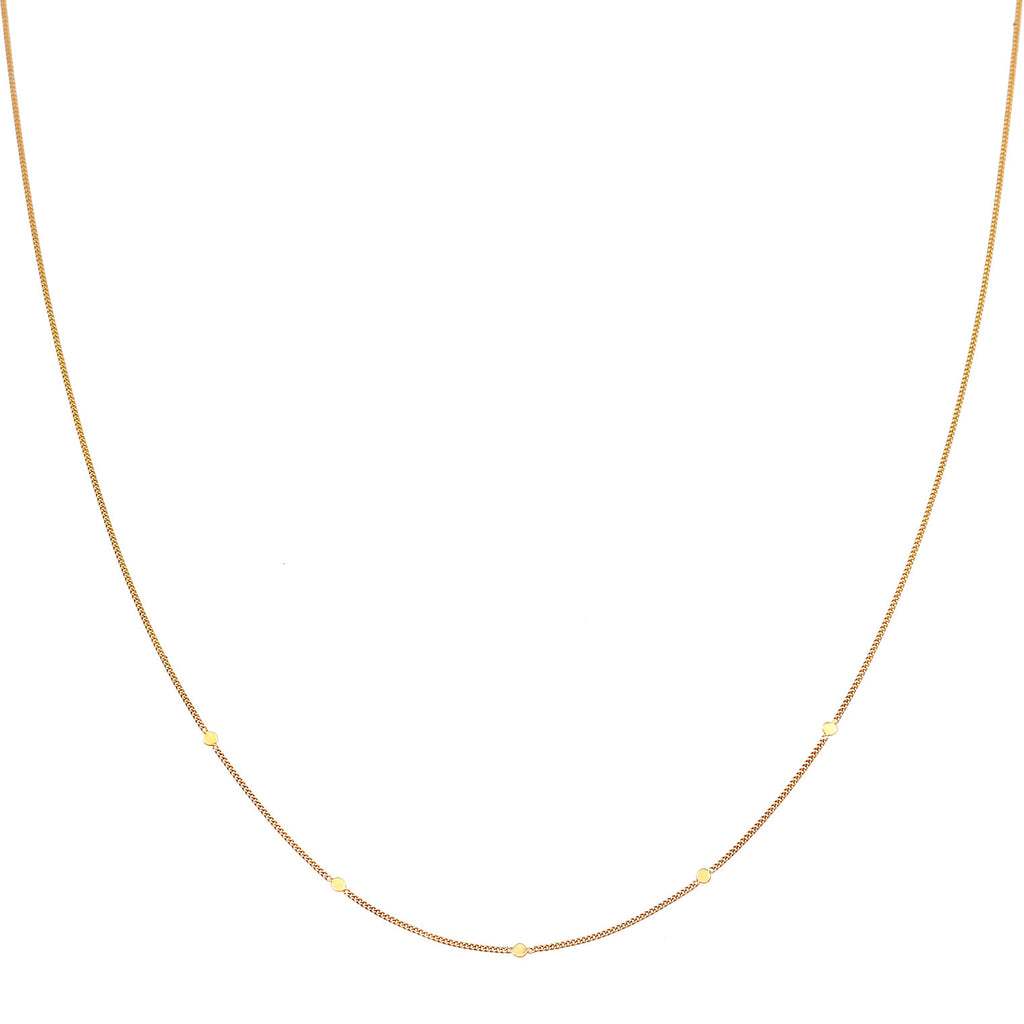 Gold - Elli PREMIUM | Halskette Boho | 375er Gelbgold