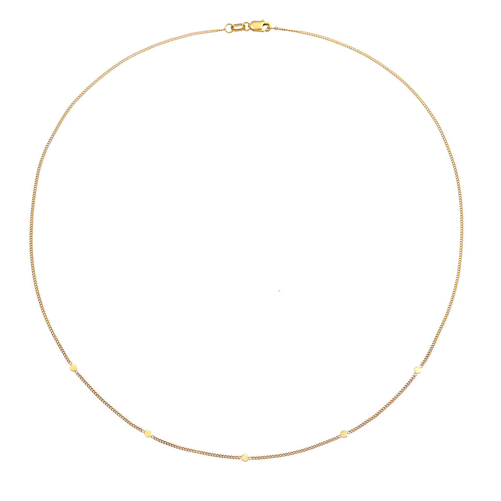 Gold - Elli PREMIUM | Halskette Boho | 375er Gelbgold